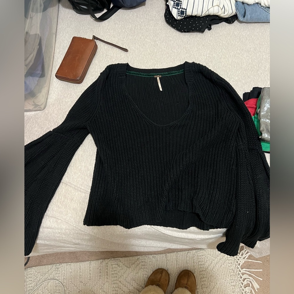 Black Free People Sweater